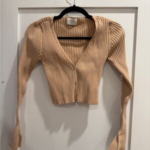 DISSH Beige Ribbed Knitwear